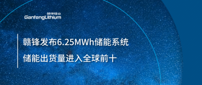ESIE2025圓滿收官！贛鋒全新6.25MWh儲(chǔ)能系統(tǒng)成焦點(diǎn)，儲(chǔ)能出貨量進(jìn)入全球前十